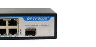 Multi Ports Fiber Optic Network Switch 1000 Base - X  10 / 100M 5Gbps Bandwidth