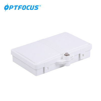 FTTH outdoor small size 4 cores waterproof terminal box for 1*4 mini type plc splitter